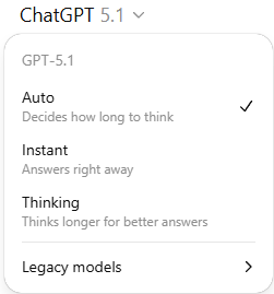 OpenAI ChatGPT 5.1